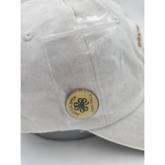 2017 US Open Erin Hills Golf Hat White Adjustable USGA With Pin - Picture 3 of 5